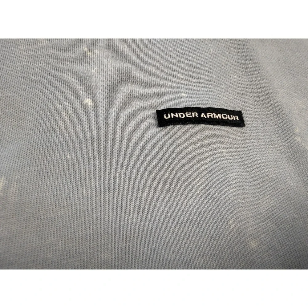 Men's Under Armour 2XL Loose T-Shirt with bleach splatter design #1105